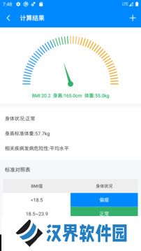 BMI指数计算器